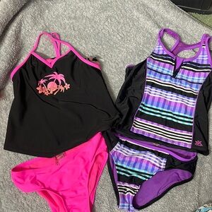 💕Preloved 2 Tankini Girls Bathing Suits 🩱🏊‍♀️🤿